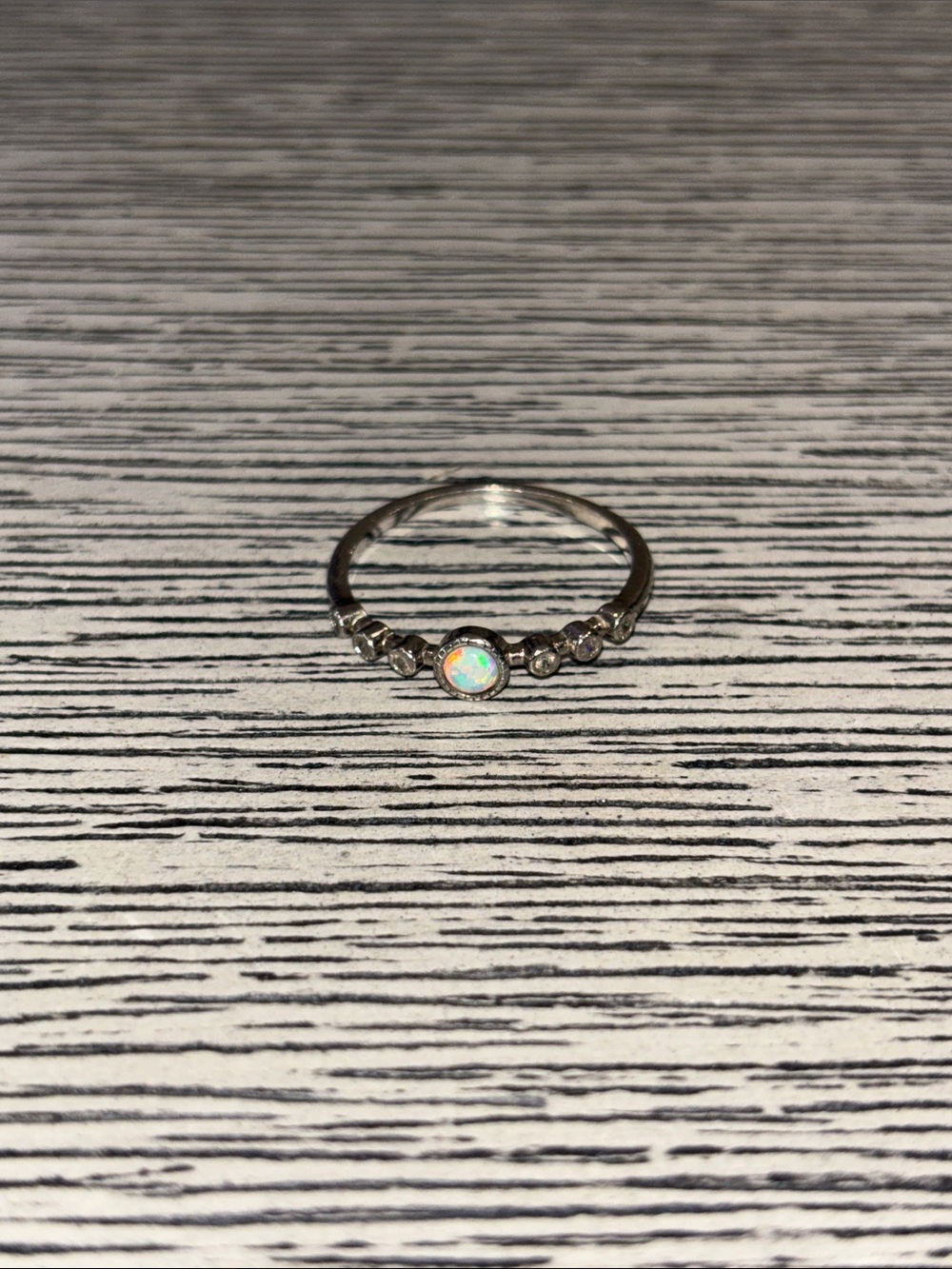 Sterling Silver Opal Ring